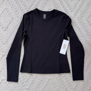 RHONE Black Long Sleeve Tee